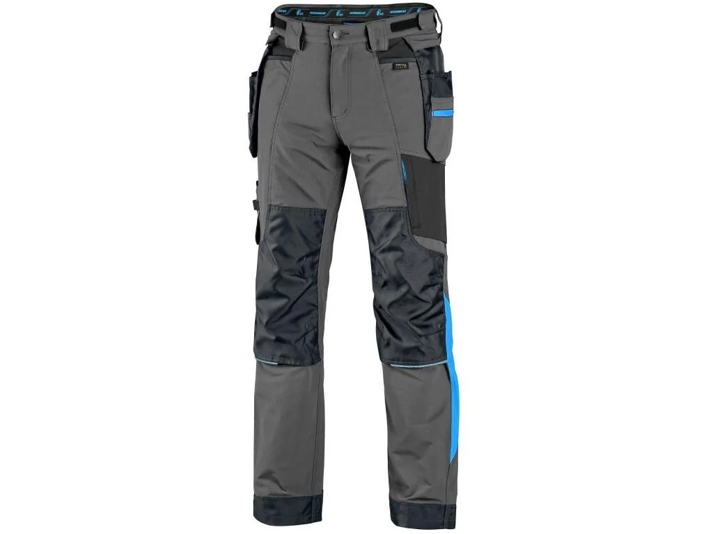 Montérkové nohavice CXS NAOS – 4-way stretch pracovné nohavice s CORDUROU®