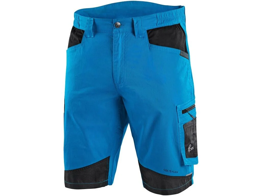 Kraťasy CXS SOLIS FLEX, pánske, modro-čierne