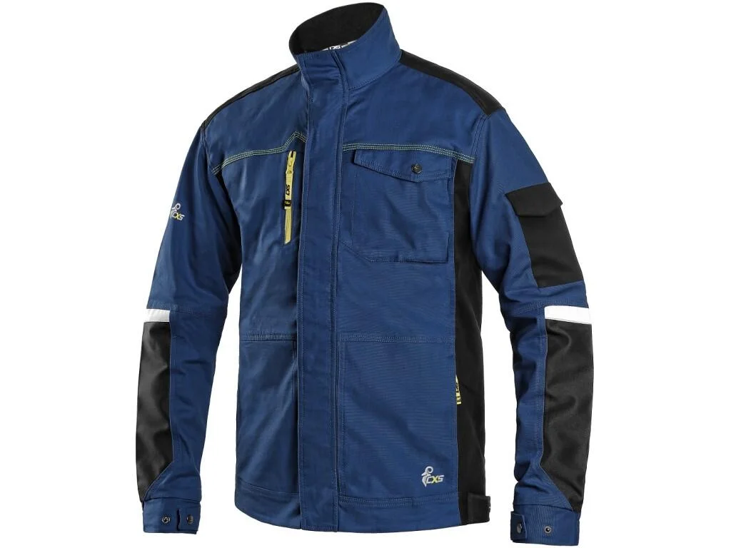 Montérková blúza CXS STRETCH - tmavomodrá-černá