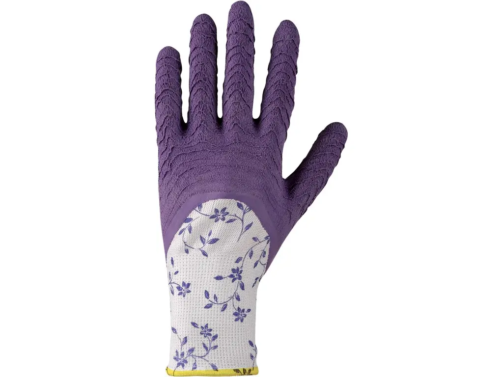Pracovné rukavice CXS CHENA – latexové rukavice 3/4 máčané pre pevný úchop
